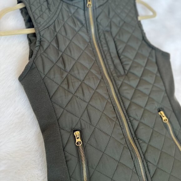 Me Jane Olive Green Women's Vest Size Small - Picture 10 of 10